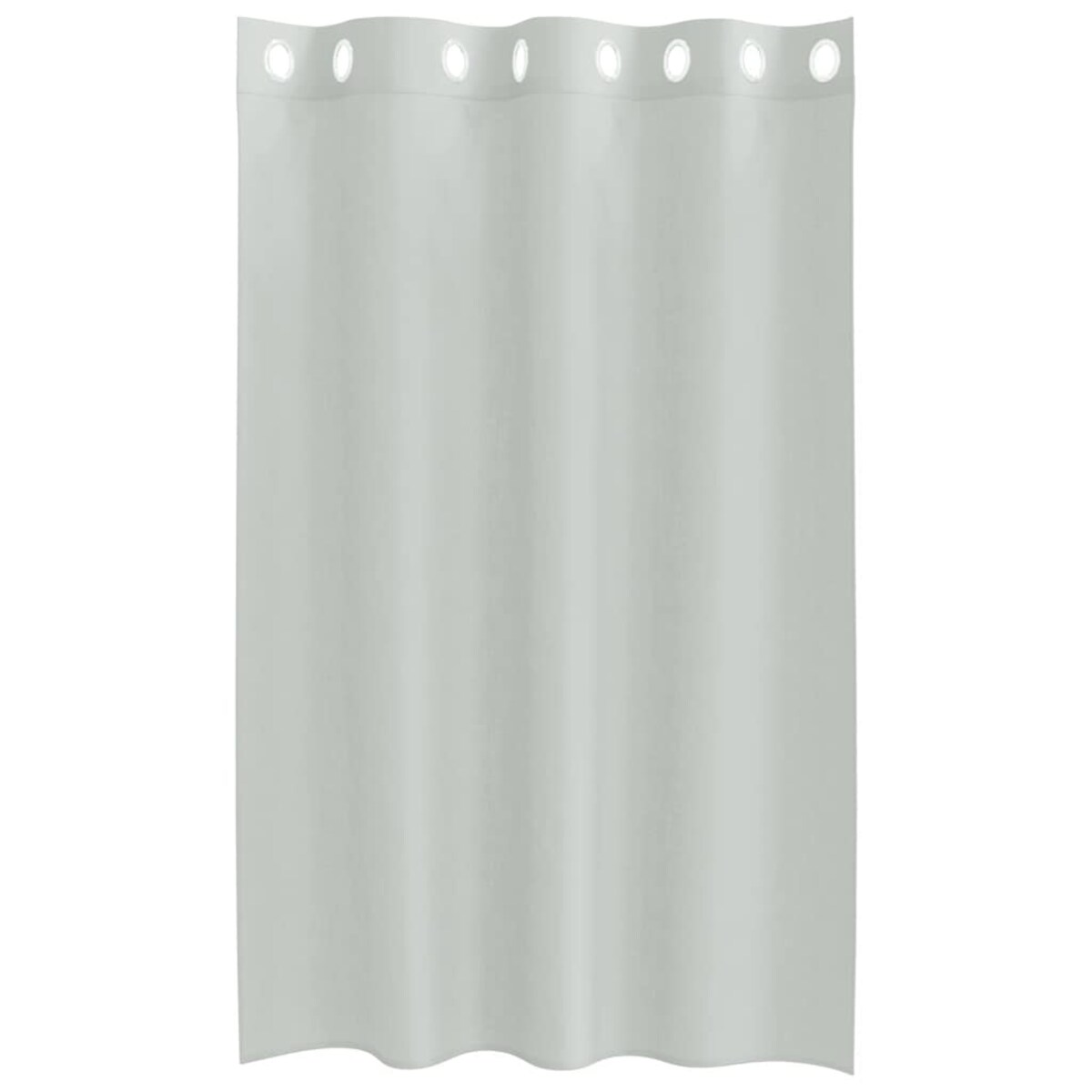 vidaXL Zasłony woalowe z przelotkami 2 szt. Jasnoszary 140x175 cm