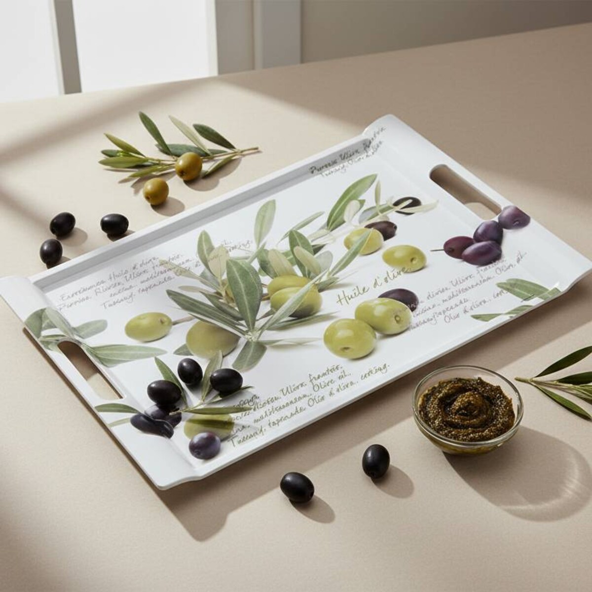 Taca prostokątna 40x27 cm Oliwki Nuova R2S Włoski Design