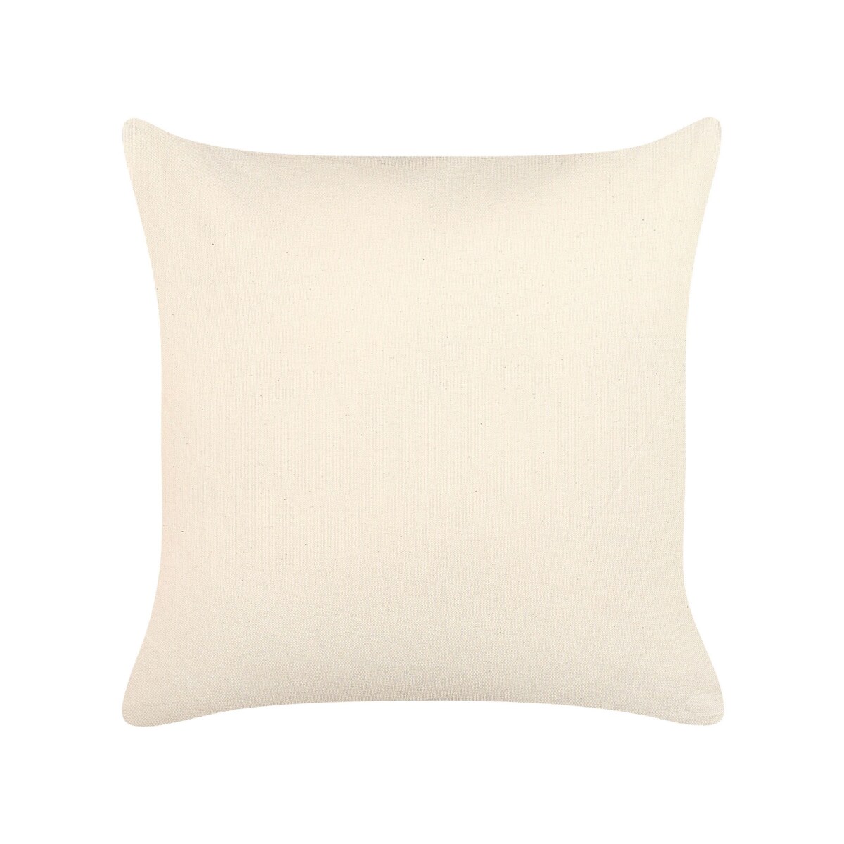 2 bawełniane poduszki dekoracyjne 45 x 45 cm beżowe z niebieskim RIVINA