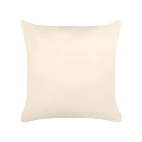 2 bawełniane poduszki dekoracyjne 45 x 45 cm beżowe z niebieskim RIVINA