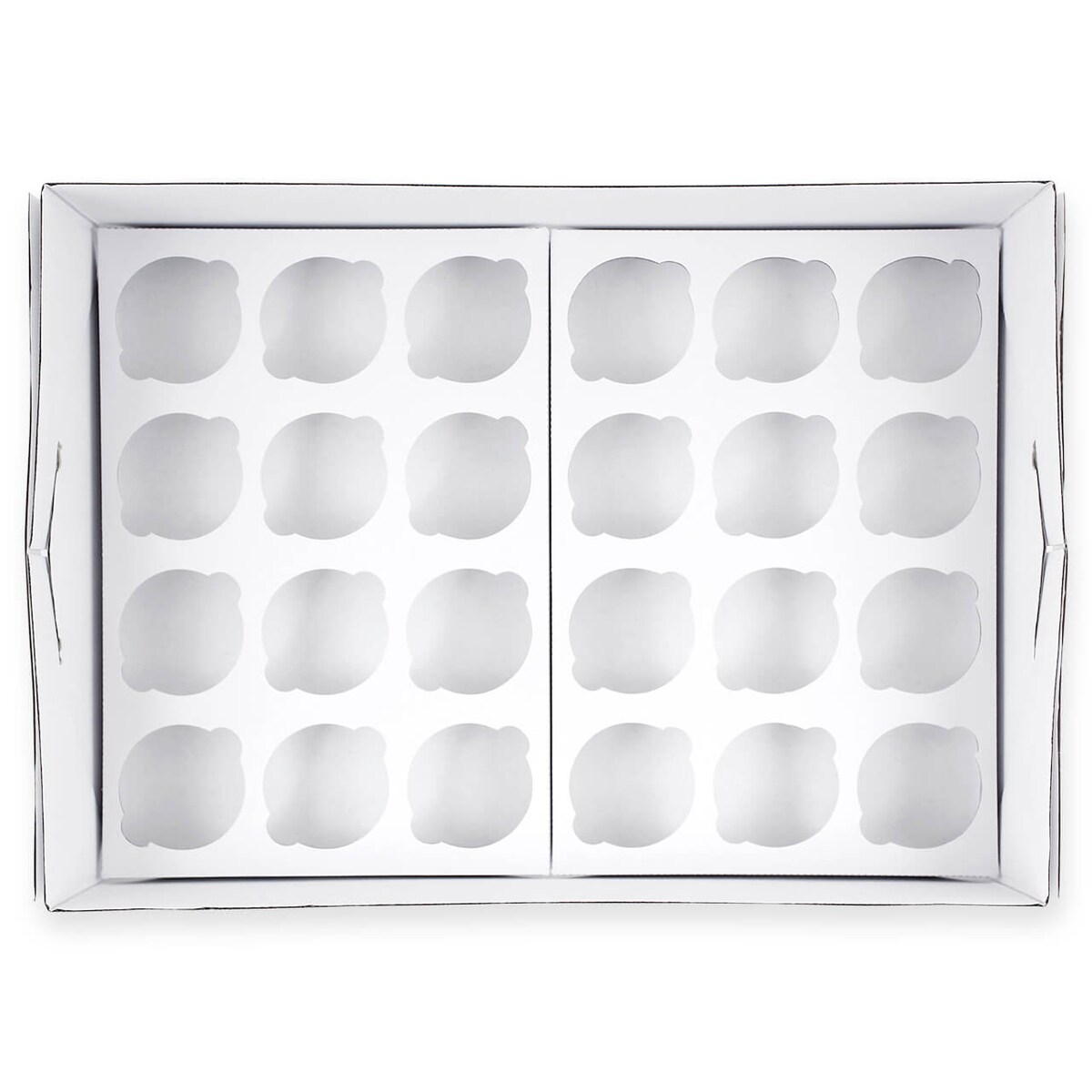PME Pudełko na 24 babeczki 90 mm