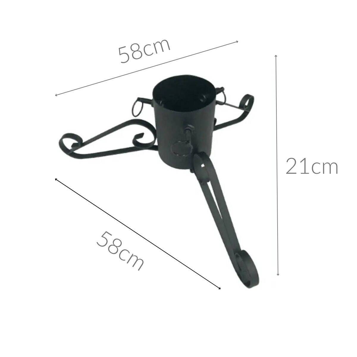 Metalowy stojak na choinkę