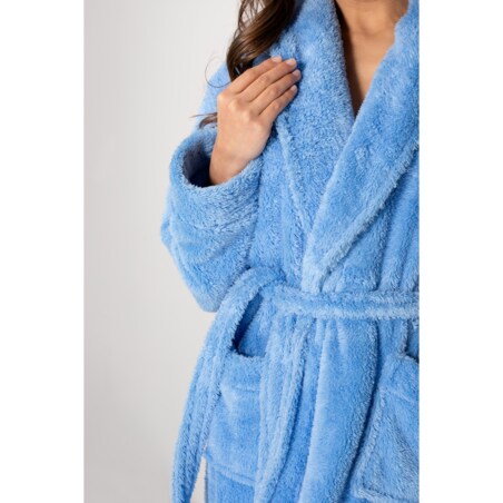 Szlafrok Laguna Long Blue, M
