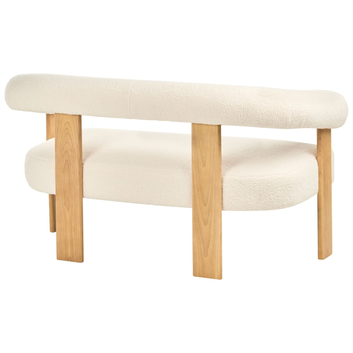 Sofa ILBRO Boucle Złamana biel dla 2 osób