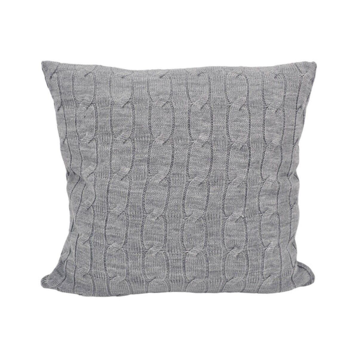 Poszewka dzianinowa na poduszkę 45x45 cm – VERONA POPIEL