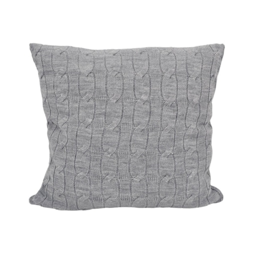 Poszewka dzianinowa na poduszkę 45x45 cm – VERONA POPIEL