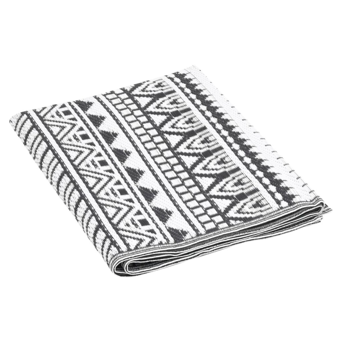 vidaXL Dywan zewnętrzny, ARAKIL czarny, 80 x 250 cm, PP