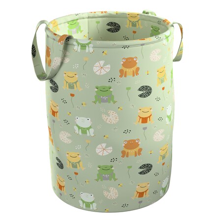 Kosz na zabawki Tobi, zielony, 40x60cm, Magic Collection