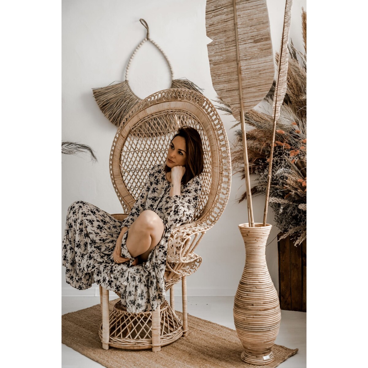 RATTANOWY WAZON CASTOR M