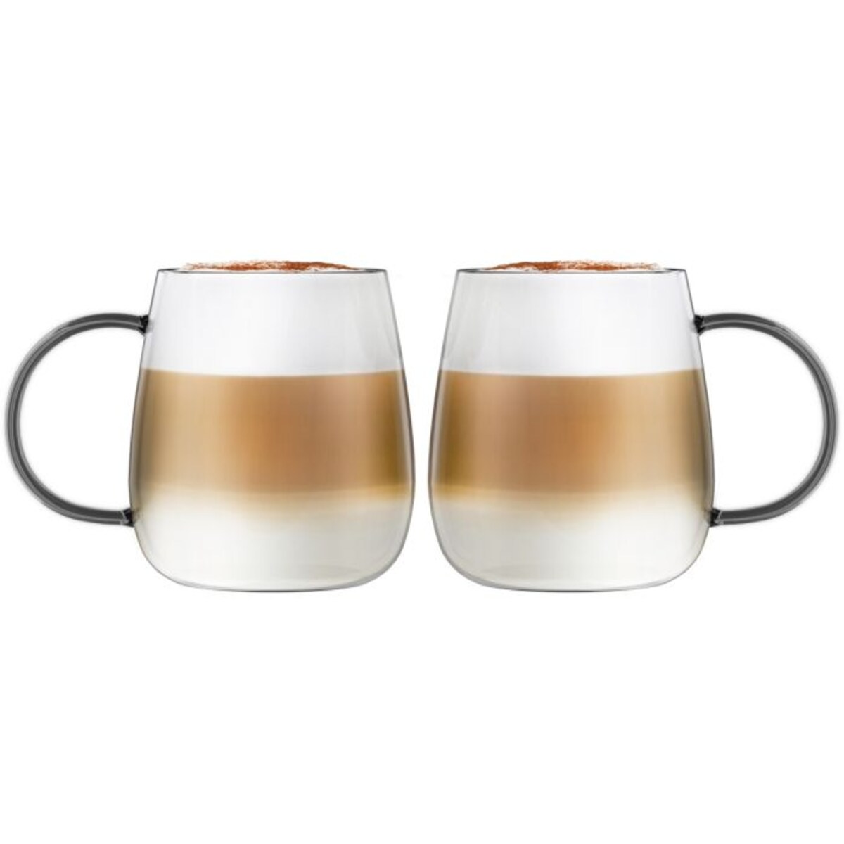 Komplet 2 szklanek z szarym uchem 400 ml Bolla 1159