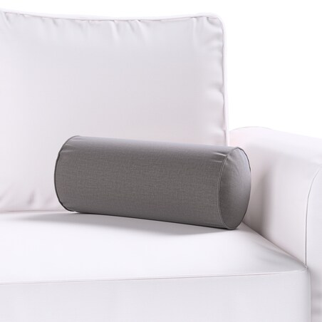 Poduszka wałek prosty, brązowy welwet, Ø16 x 40 cm, Ingrid