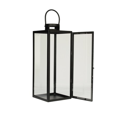 Lampion metalowy Elegance black wys.54cm, 20 x 21 x 54 cm