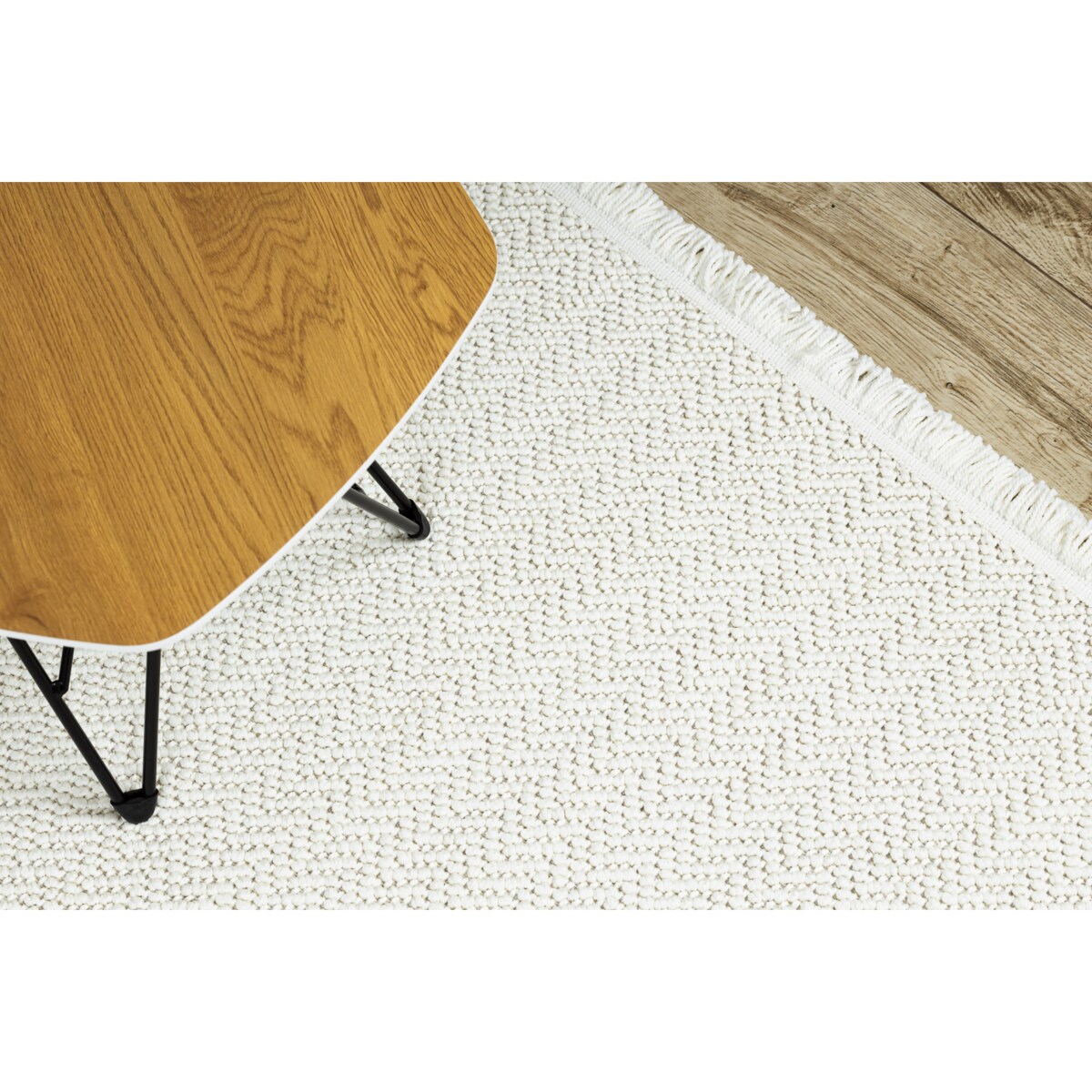 Dywan NANO FJ86B Jodełka, chevron, płasko 180x270 cm