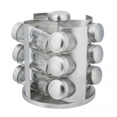 Zestaw pojemników na przyprawy 13 elementów przyprawnik KINGHOFF