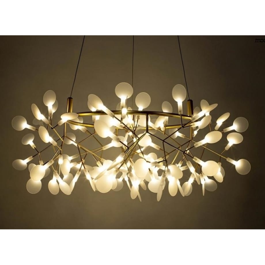 Stylowy żyrandol Flora MSE010100209 LED 32,4W złoty