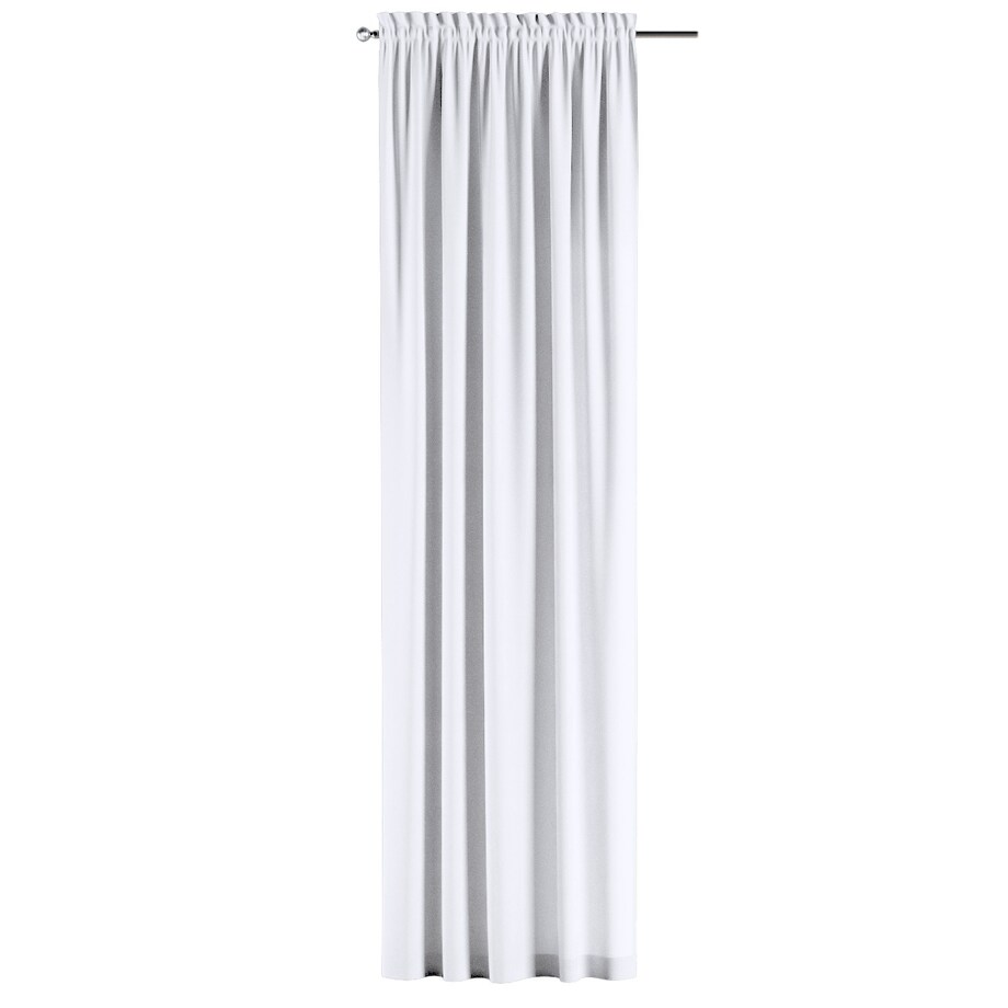 Zasłona na kanale z grzywką 1 szt. 130x260 śnieżnobiały