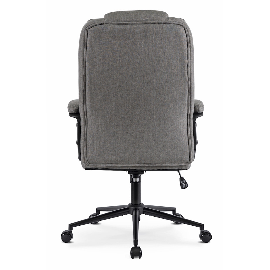 Fotel biurowy obrotowy ergonomiczny do biurka szary PHONIX