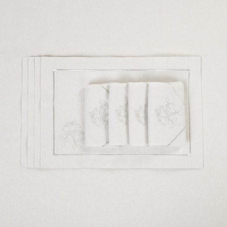 Serwetki Mistletoe Silverline - 6 sztuk