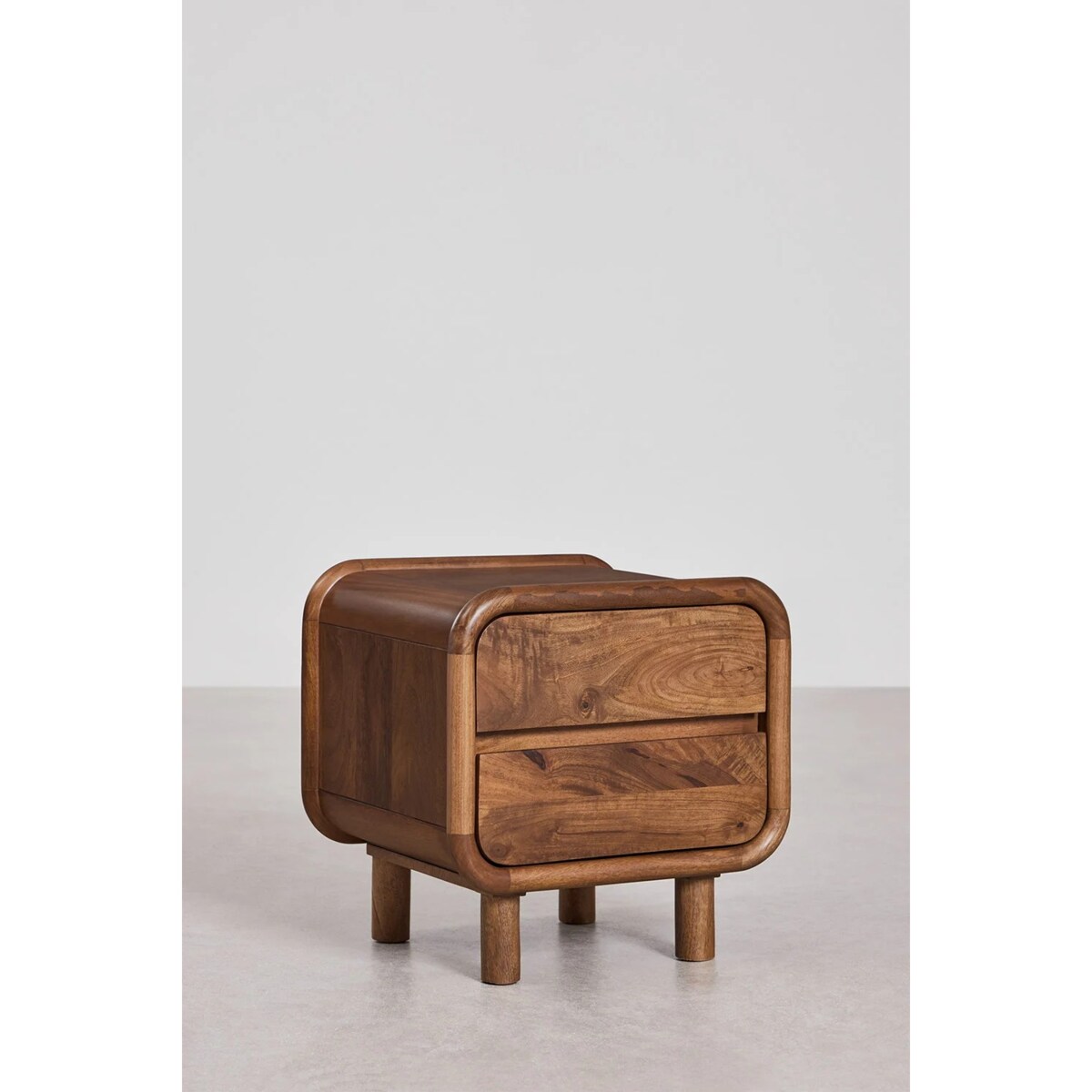 Szafka nocna z drewna mango, 50x45 cm, Gina