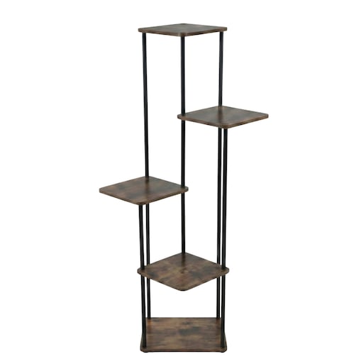 Kwietnik stojący wysoki na 5 kwiatów RIMOZA, 30 x 30 x 106 cm