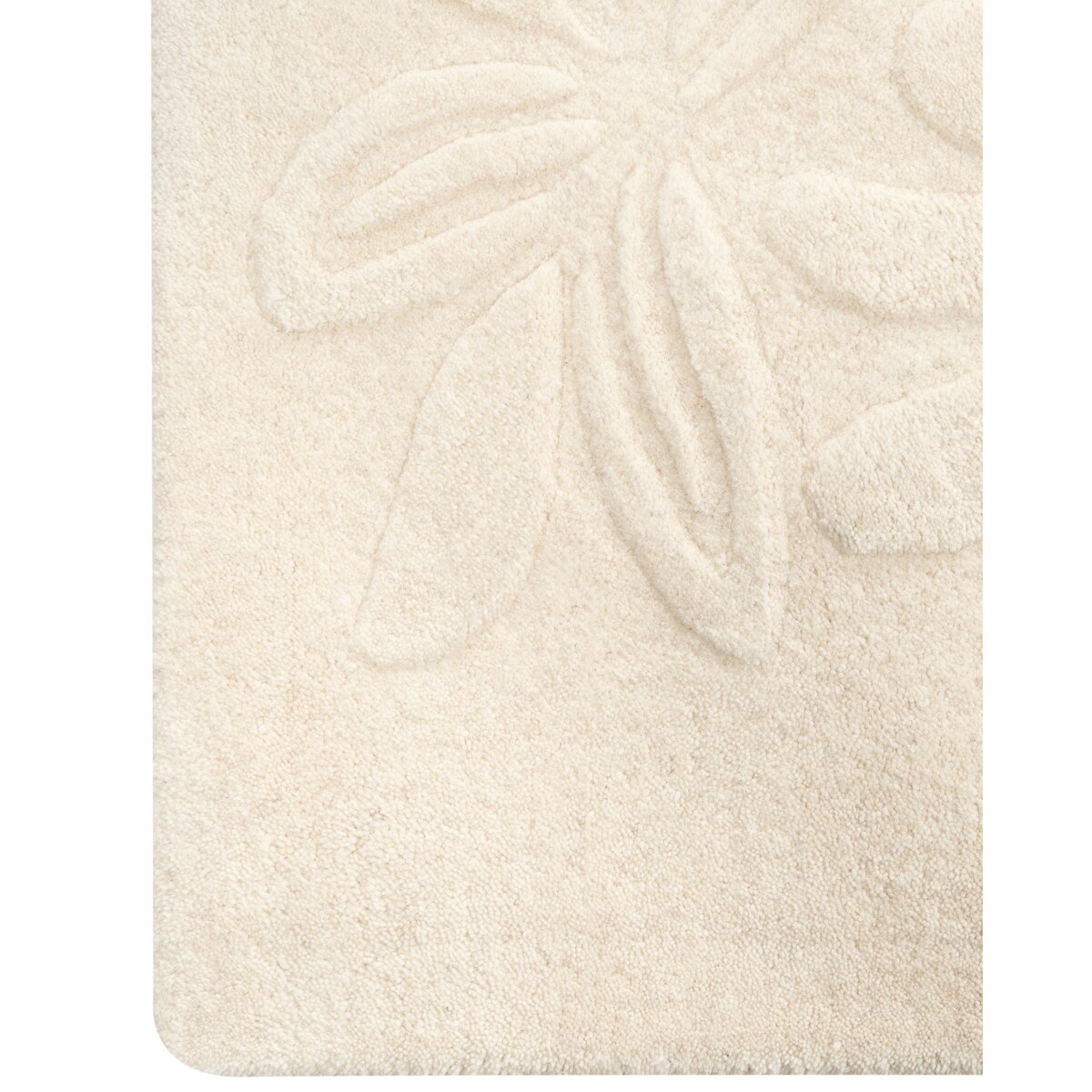 Dywan CHENNAI Jasnobeżowy 160 x 230 cm Wełna