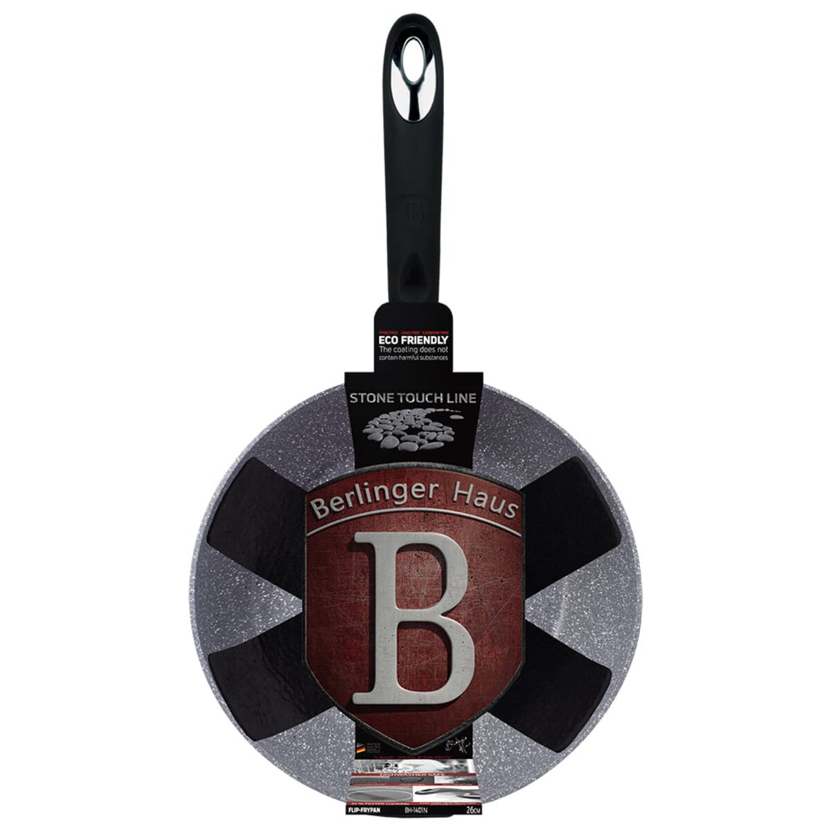 Patelnia głęboka 26cm BERLINGER HAUS Gray Stone Touch