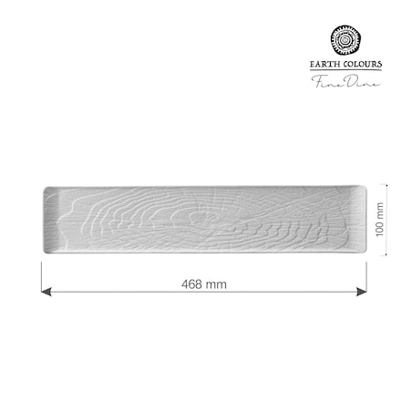 Półmisek prostokątny Nordic, 468 x 100 mm