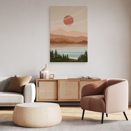 Obraz Krajobraz Górski 80x120cm