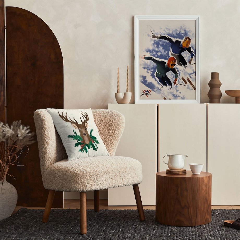 Poduszka świąteczna - Jeleń 45x45 cm