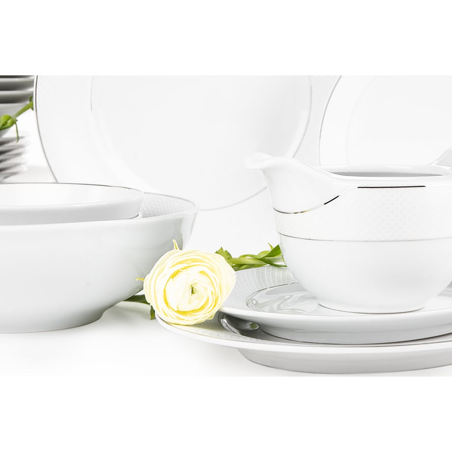 Zestaw obiadowy 6os. (25 el.) AMELIA SATYNA