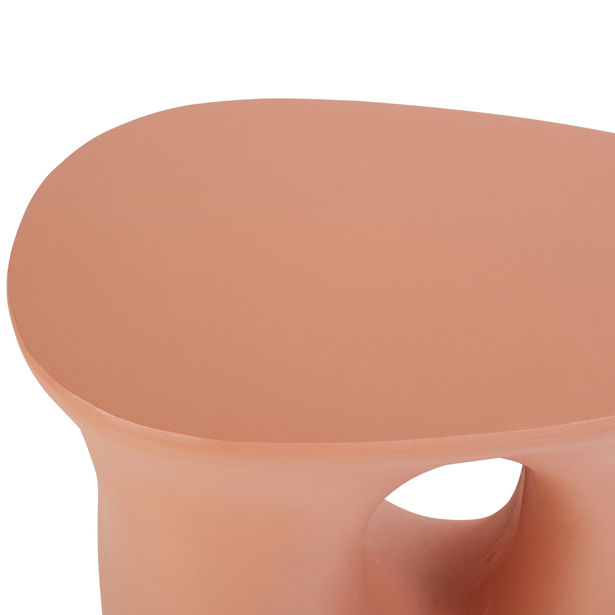 Stolik pomocniczy IDRO 42 cm 28 cm Pomarańczowy