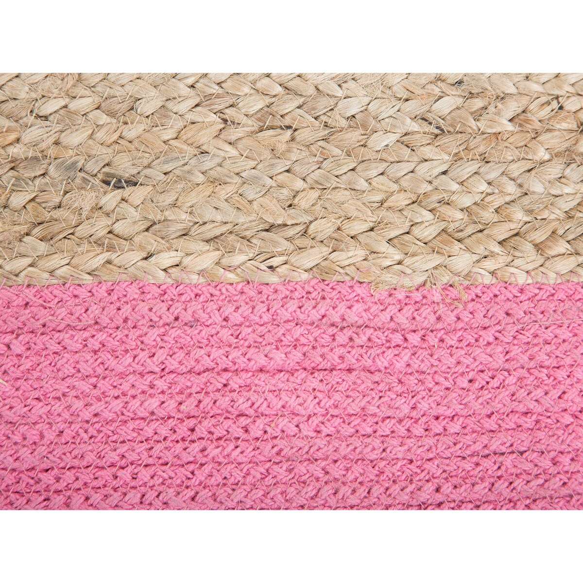 Puf 44 x 44 x 44 cm różowy KIRAMA