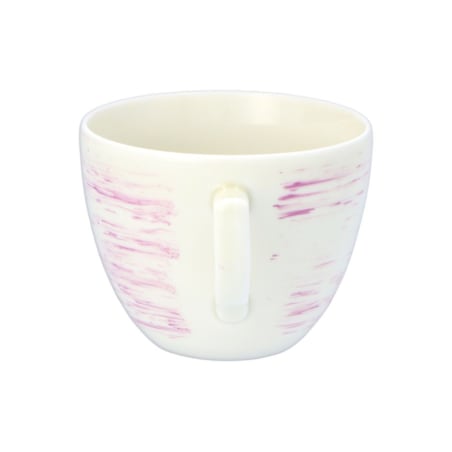 Zestaw filiżanek ze spodkami dla 6 osób 12 el. City Wiśniowy Mus CT21