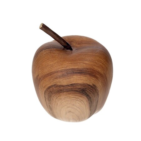 Dekoracja Wooden Apple II 8 cm, 8x8x10 cm