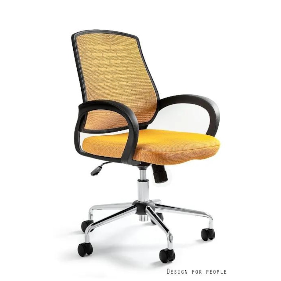 Fotel biurowy AWARD żółty