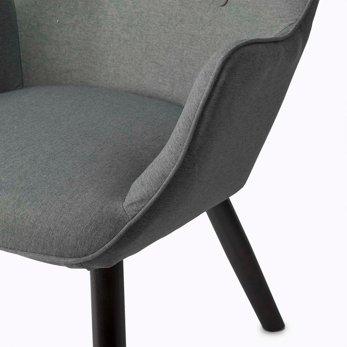 Fotel USZAK z podnóżkiem i poduszką Sofotel szary