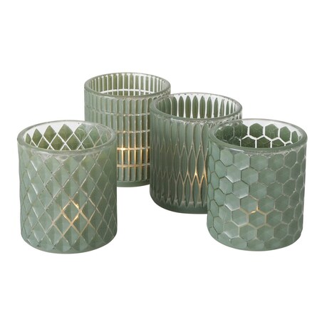 Świecznik mozaika DUSTIN, Ø 8 cm