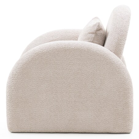 Fotel wypoczynkowy jasnobeżowy Imena