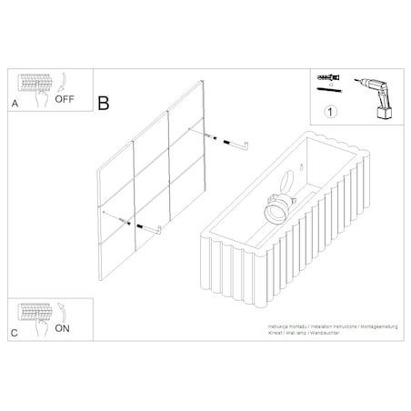 Kinkiet ceramiczny RIGATA zielony oliwkowy