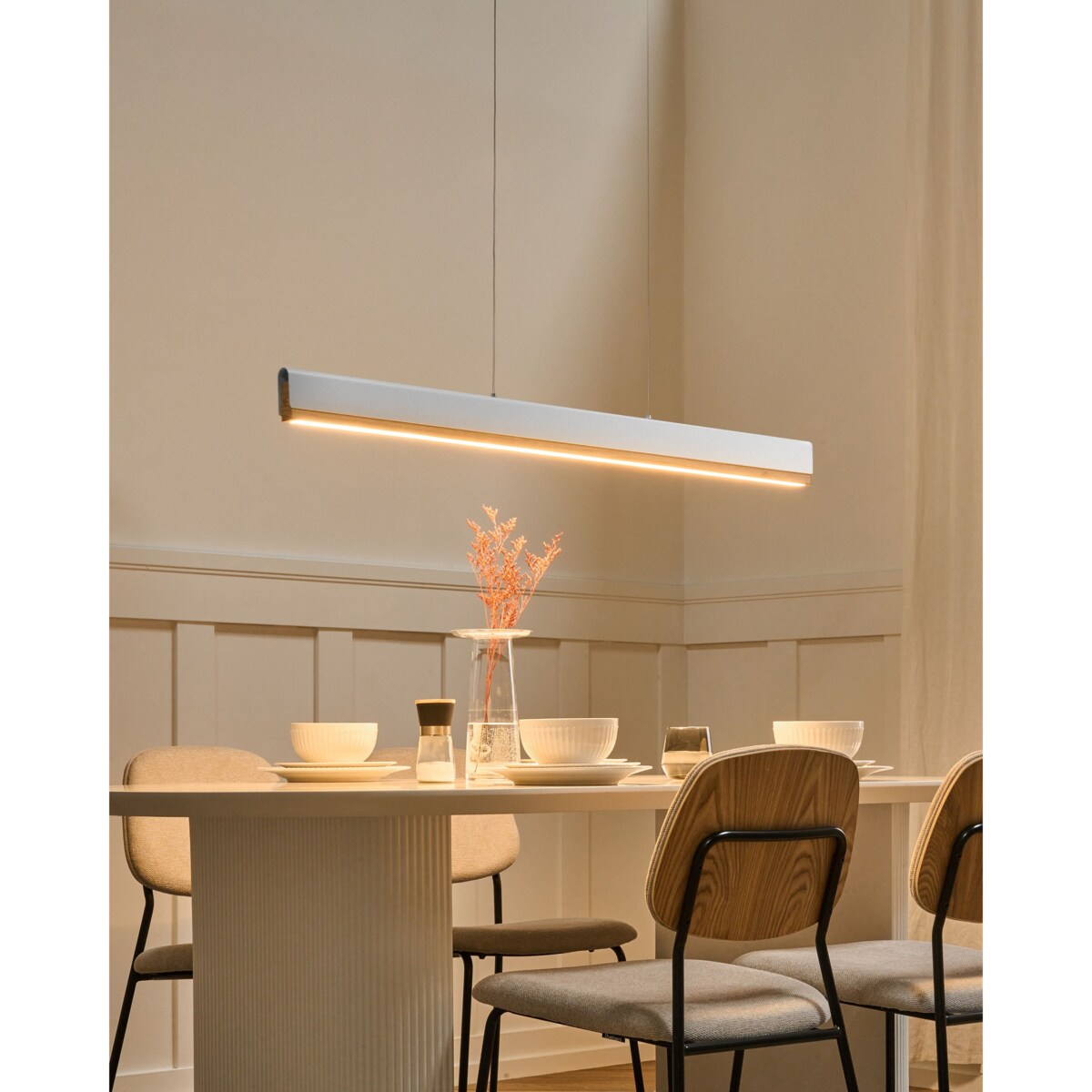 Lampa wisząca LED MARA Metal Biały
