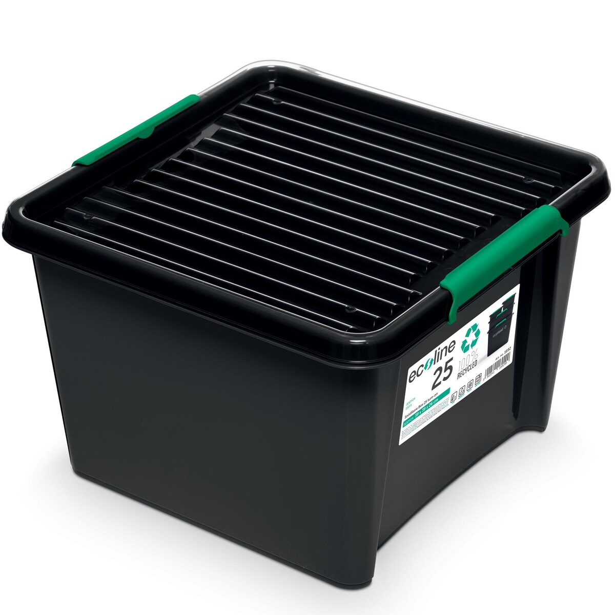Pojemnik Plastikowy Pudełko Plastikowe Z Pokrywką Pudło Eco Box 25 L