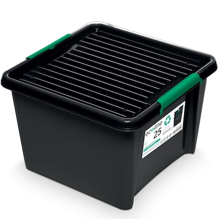 Pojemnik Plastikowy Pudełko Plastikowe Z Pokrywką Pudło Eco Box 25 L