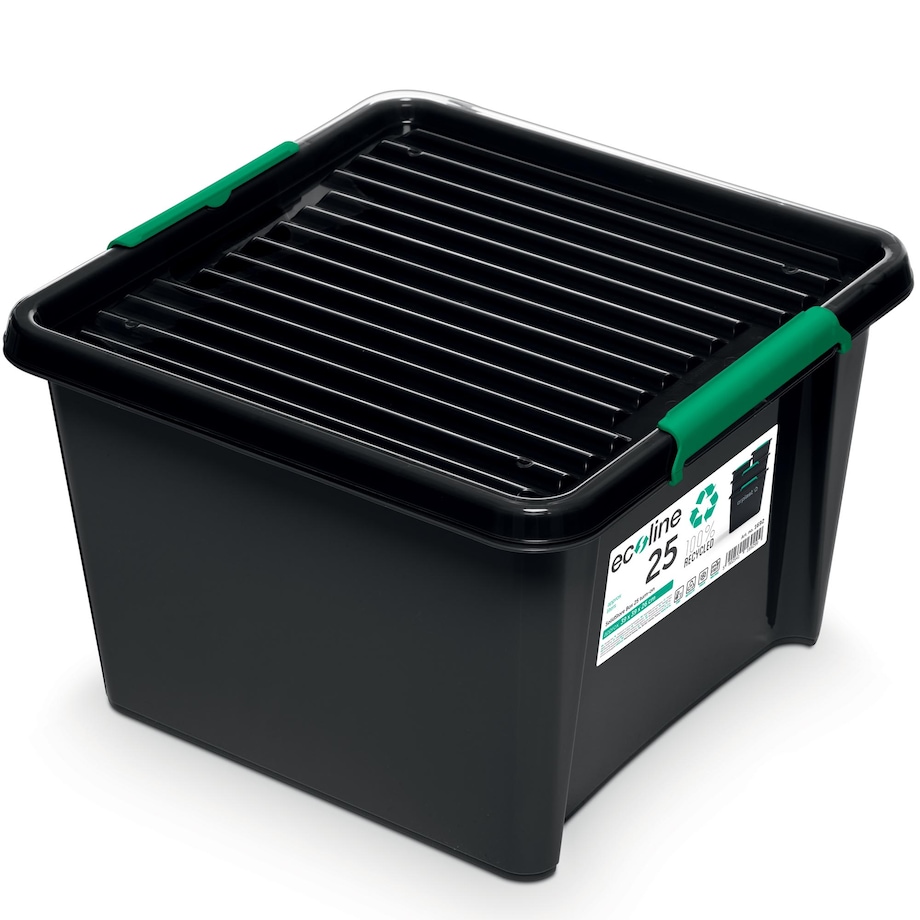 Pojemnik Plastikowy Pudełko Plastikowe Z Pokrywką Pudło Eco Box 25 L