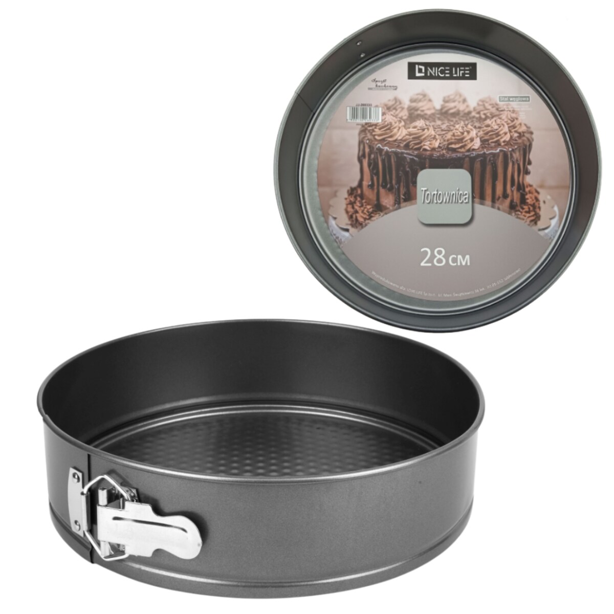 forma blacha tortownica do pieczenia 28 bakecore stal węglowa