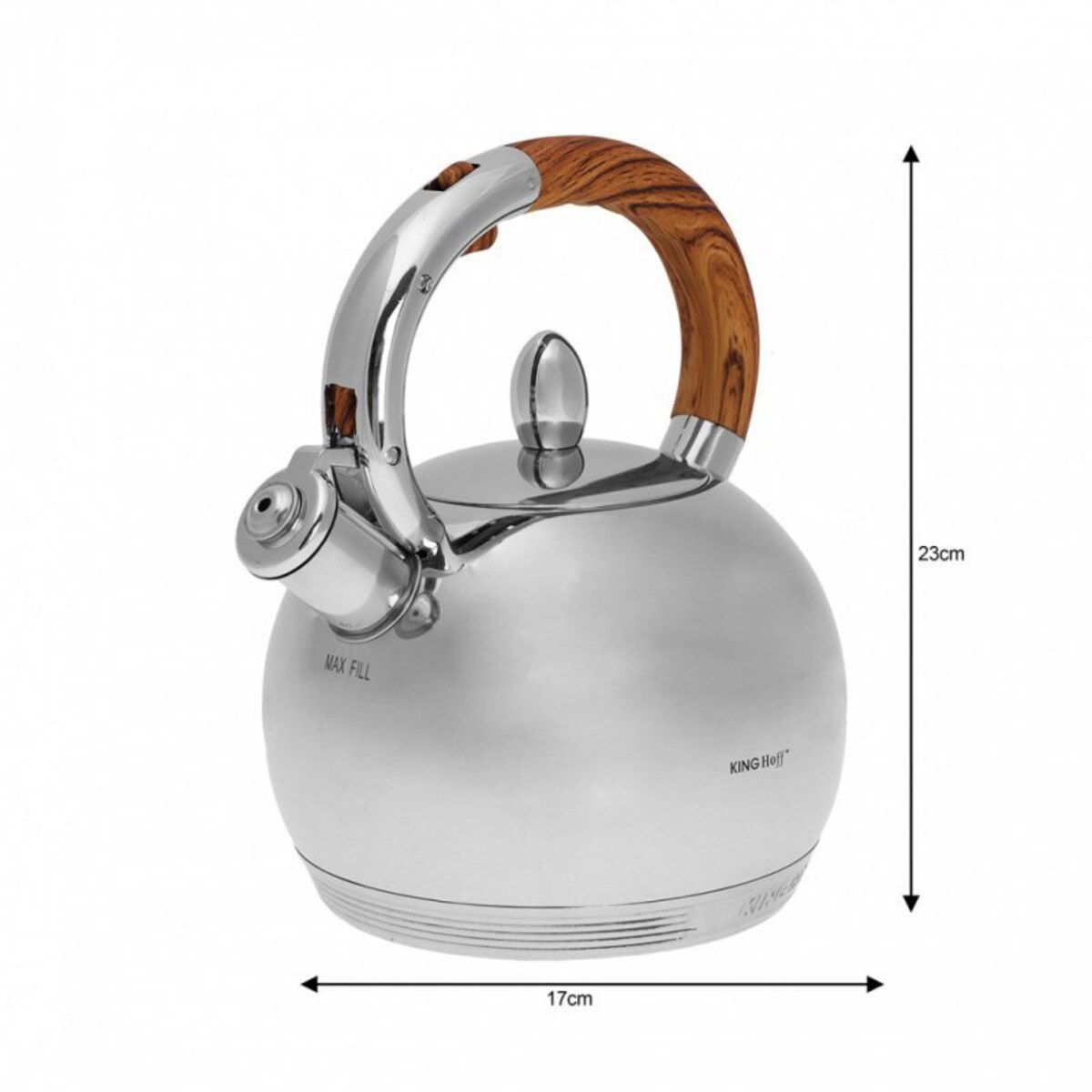 Kinghoff Czajnik Z Gwizdkiem 3,0L Kh-3778