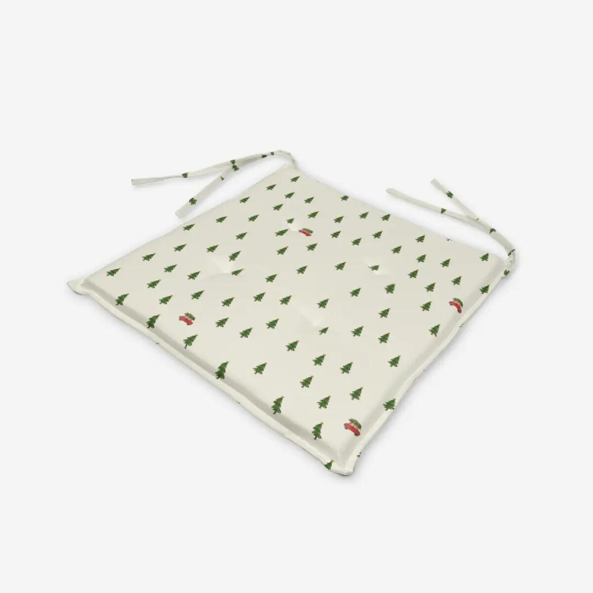 Poduszka świąteczna na krzesło - Minimalistyczny las