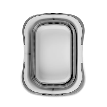 Kosz na pranie silikonowy składany z uchwytami 50l Massido