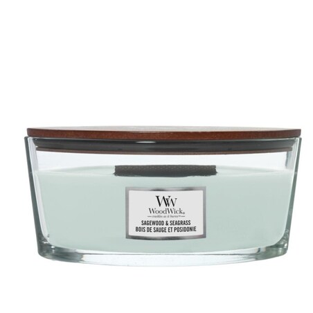 WoodWick świeca Elipsa SAGEWOOD & SEAGRASS