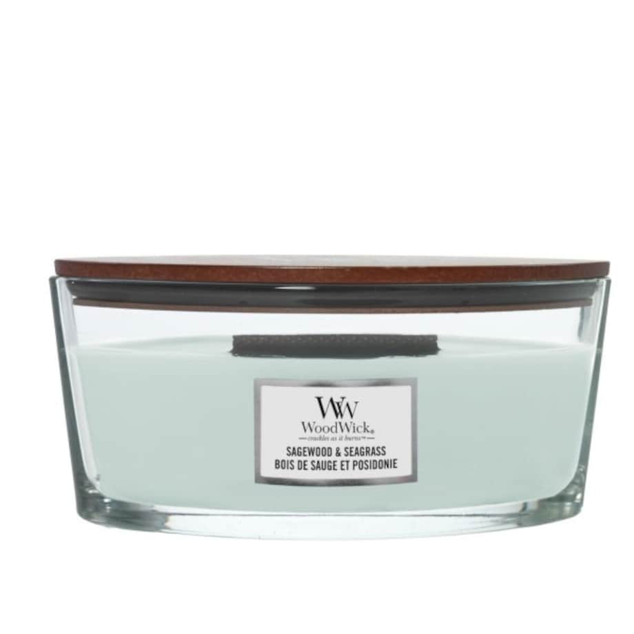 WoodWick świeca Elipsa SAGEWOOD & SEAGRASS