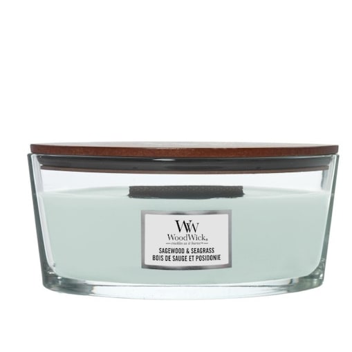 WoodWick świeca Elipsa SAGEWOOD & SEAGRASS